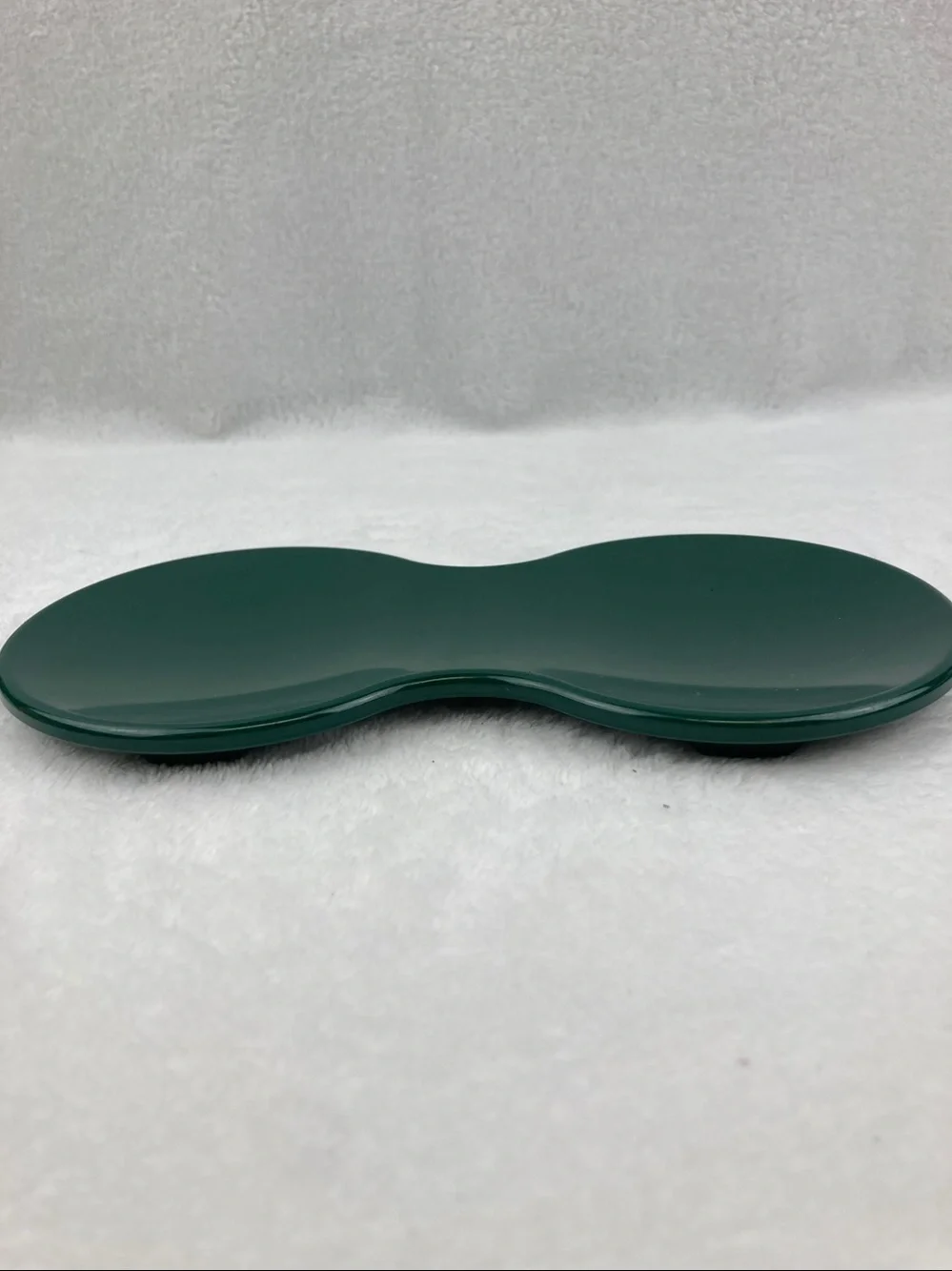 Vintage Tupperware Spoonz Hunter Green Double Spoon Rest Holder 2763A-10